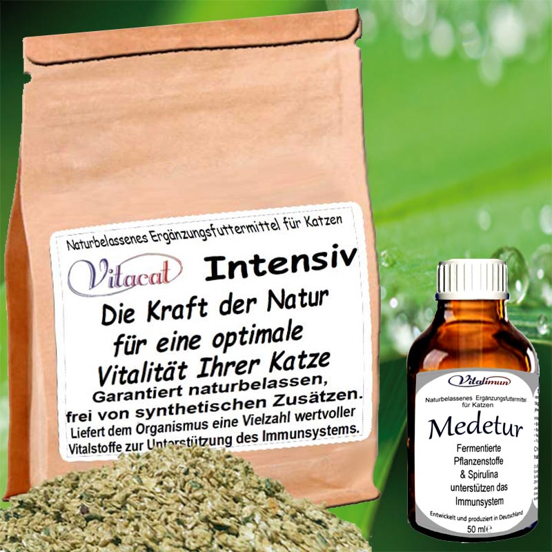 Medetur & Vitacat Intensiv mit Heilpflanzen 