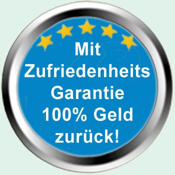 100 % Geld-zurück-Garantie Siegel