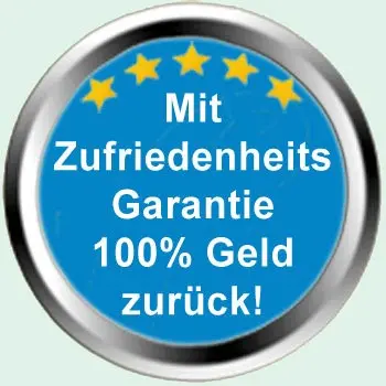 100 % Geld-zurück-Garantie Siegel