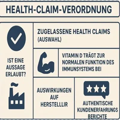Schema der Health-Claim-Verordnung.